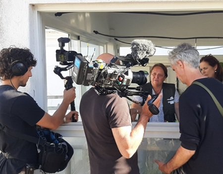 Investigação em coentros: ARTE.TV filma trabalho desenvolvido na ESBE