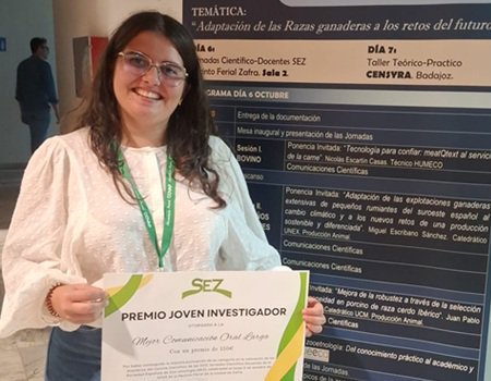 Prémio Jovem Investigador: XIII Jornadas Científica-Docentes da Sociedade Espanhola de Zooetnologia