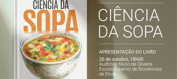 Apresentação do livro Ciência da Sopa, com a Chef Francisca Dias