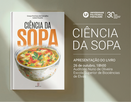 Apresentação do livro Ciência da Sopa, com a Chef Francisca Dias