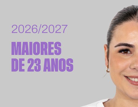 Concurso para Maiores de 23 Anos: abertas inscrições