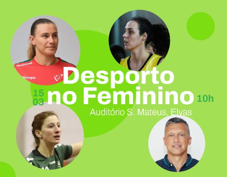Palestra "Desporto no Feminino": entrada livre